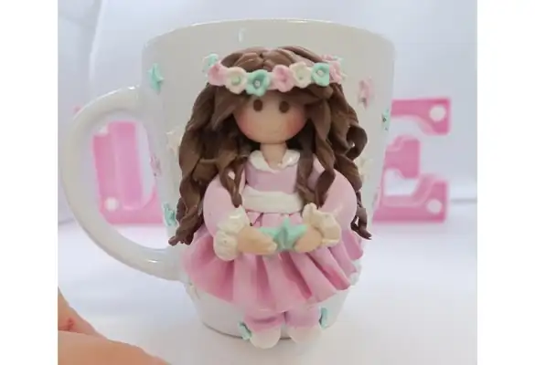 Taza Personalizada muñeca con estrella