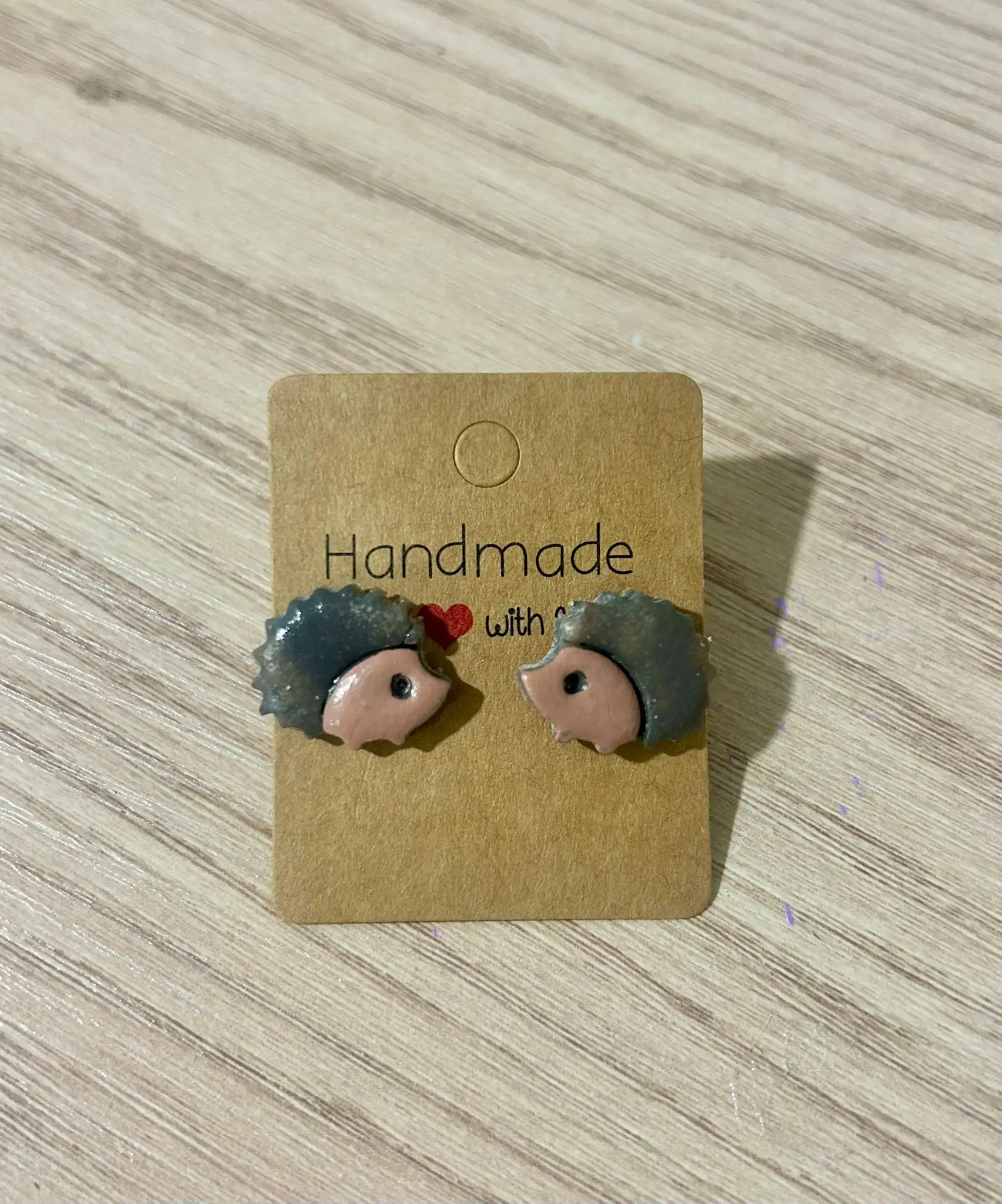2 Pares de pendientes Erizos y Ardillas