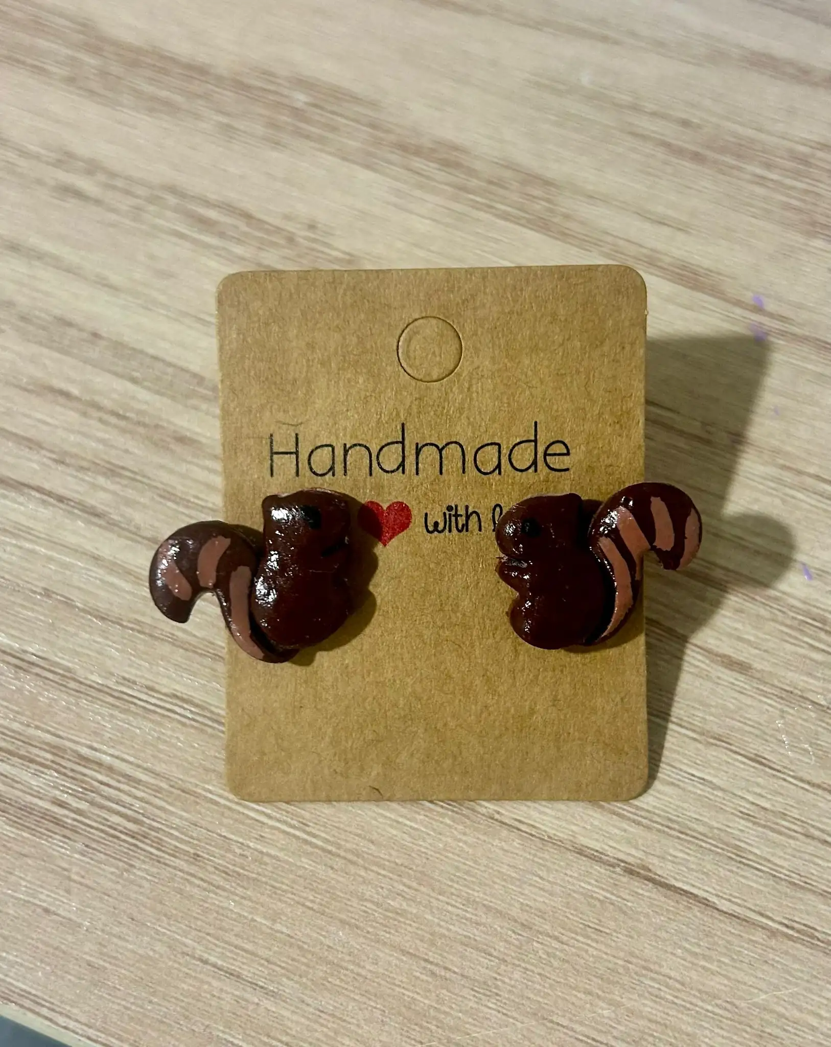 2 Pares de pendientes Erizos y Ardillas - Imagen 2