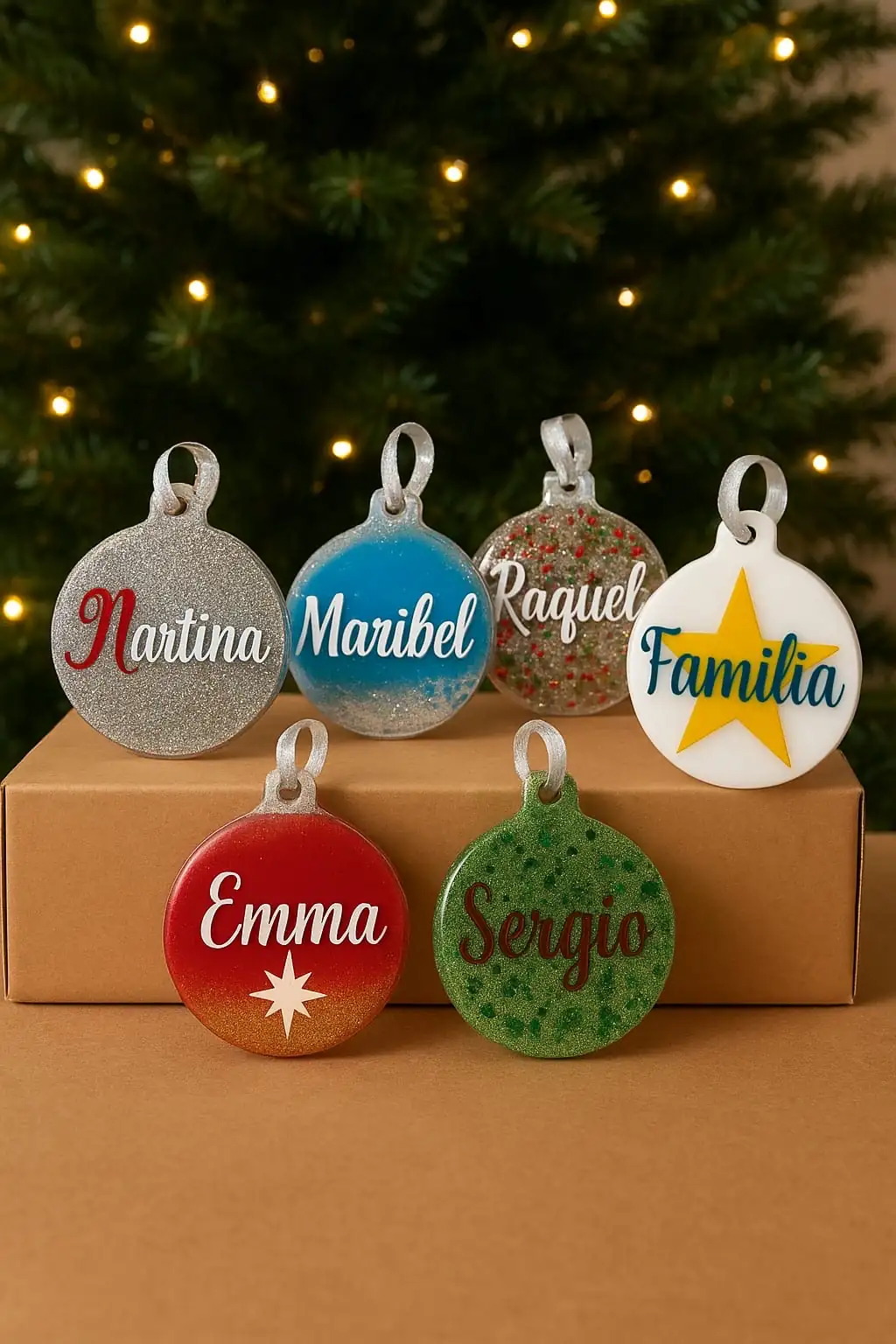 Bolas de navidad personalizadas