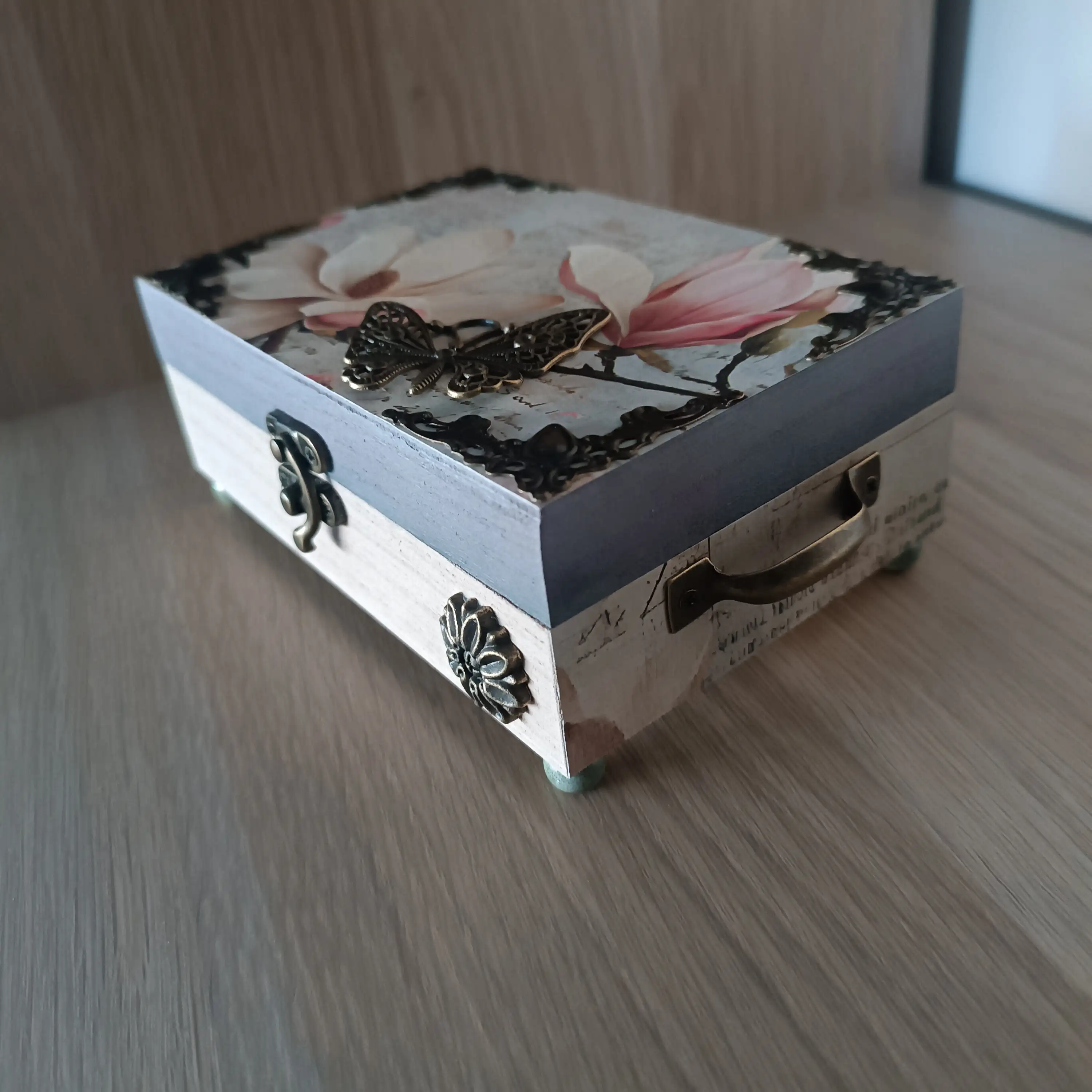 Caja madera decorativa - Imagen 2
