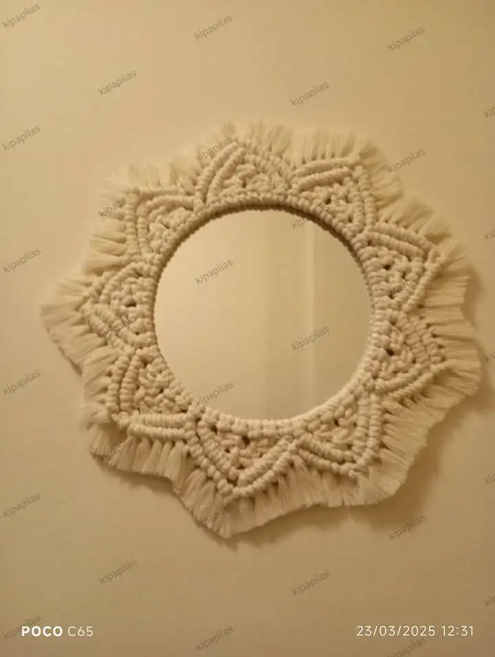 Espejos en macramé - Imagen 3