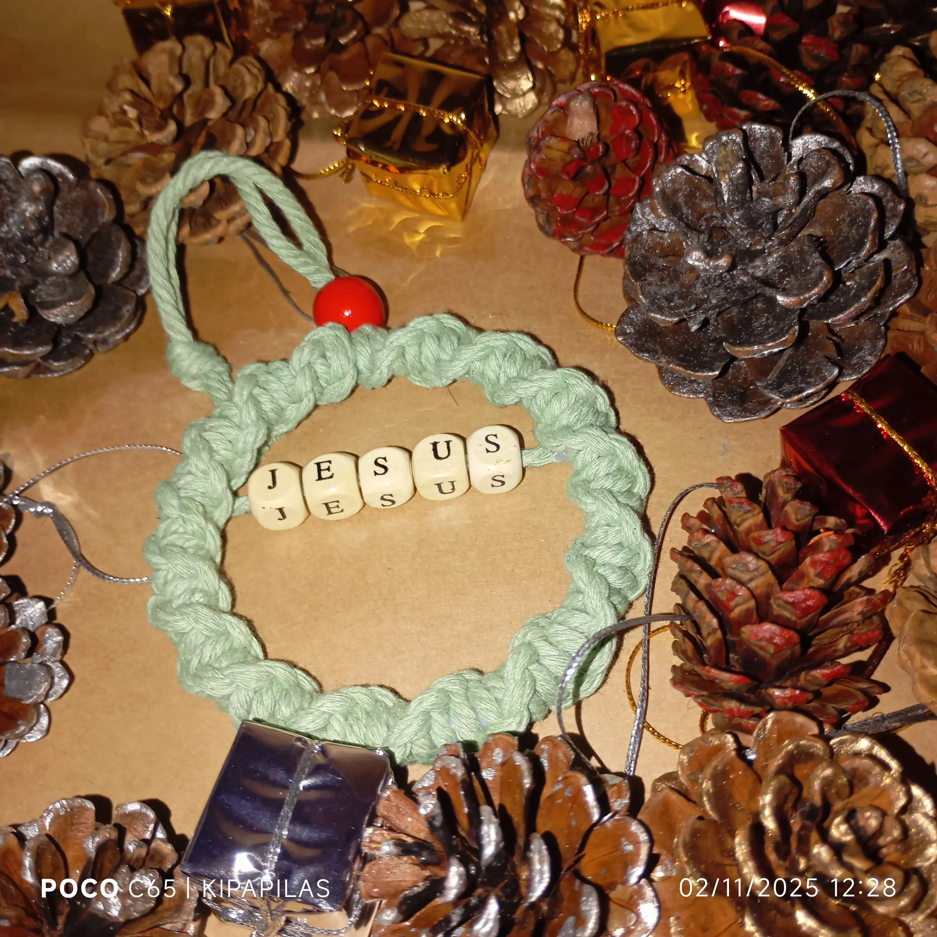 Aros adorno de navidad - Imagen 2