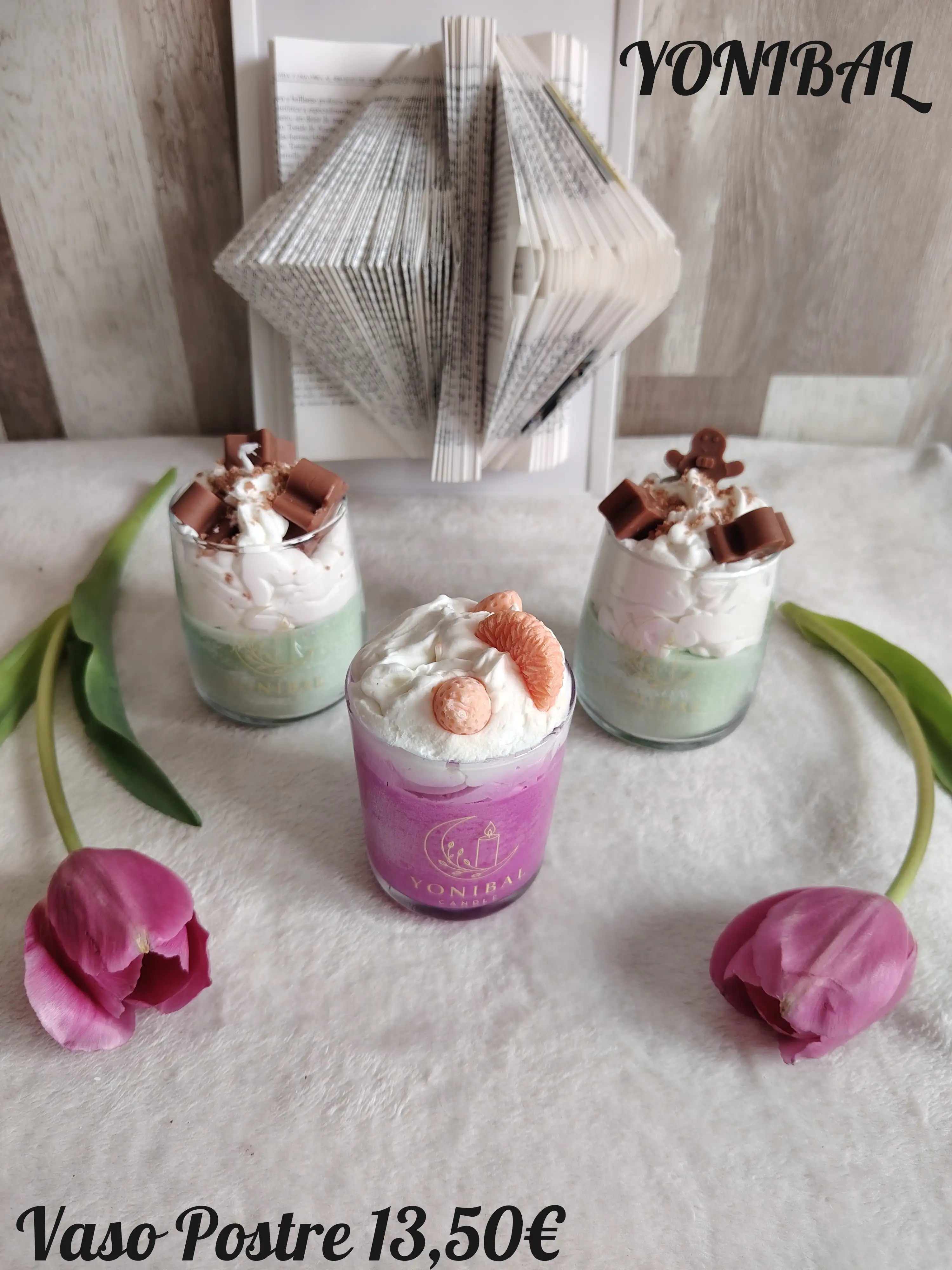 Velas de postre