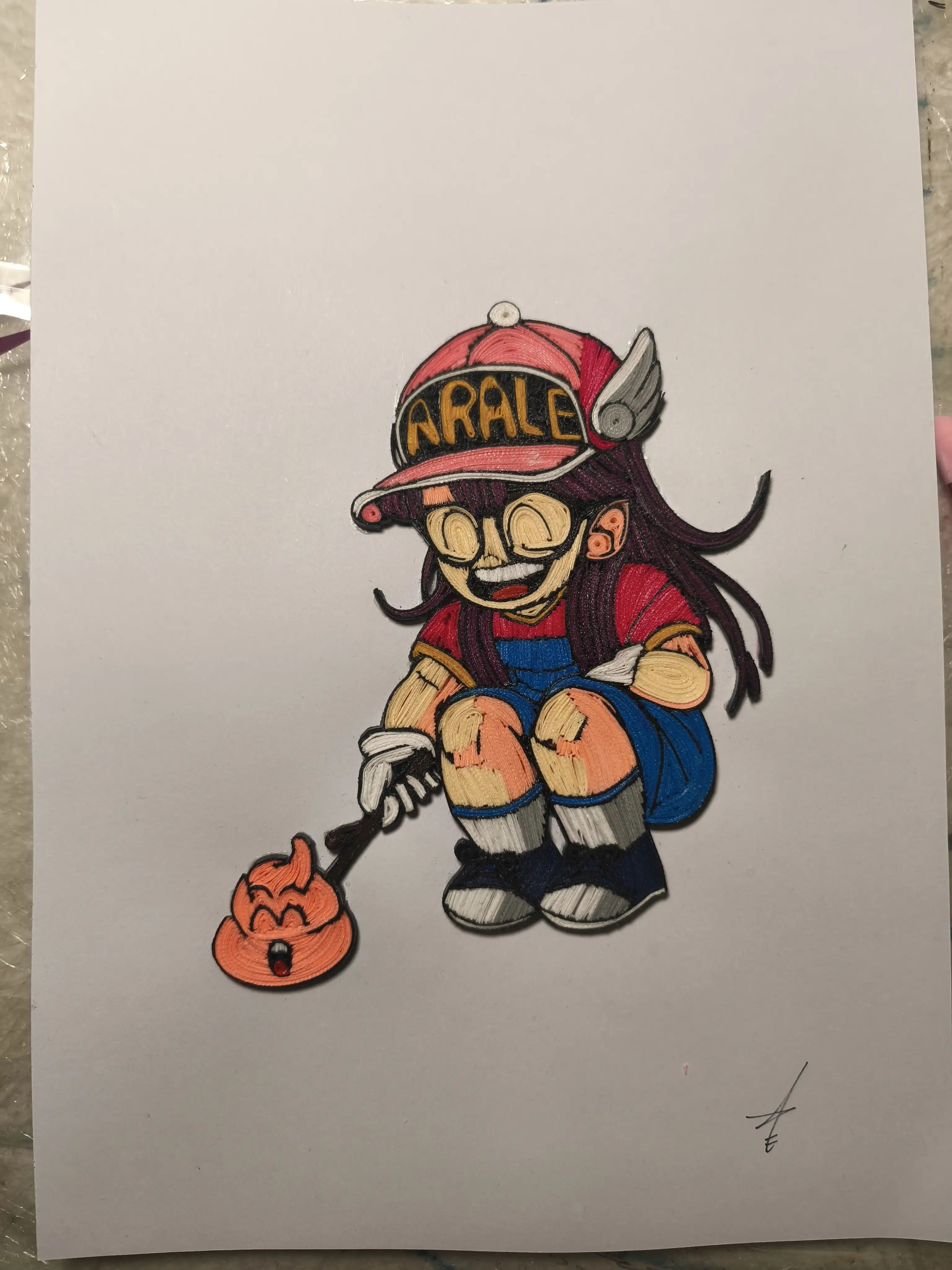 Lámina para enmarcar de Arale