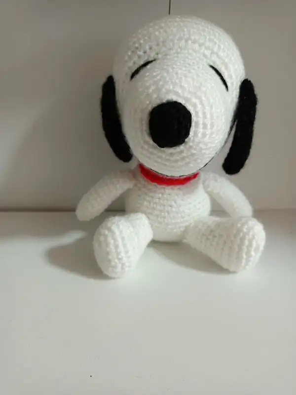 Snoopy peluche crochet