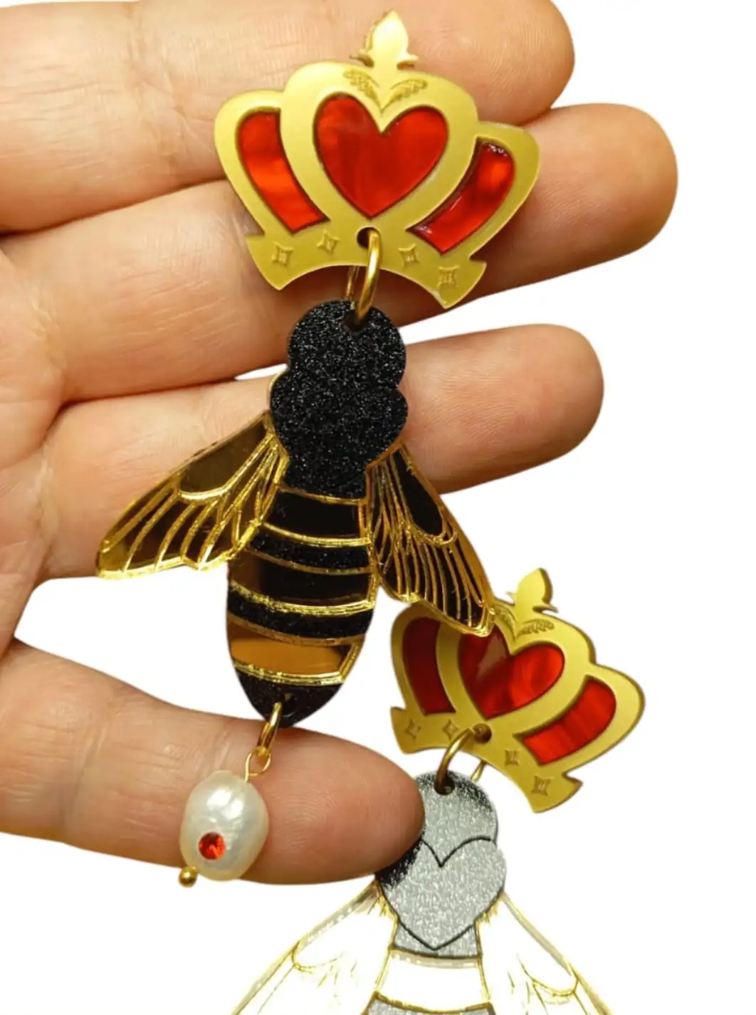 Pendientes Abeja reina 