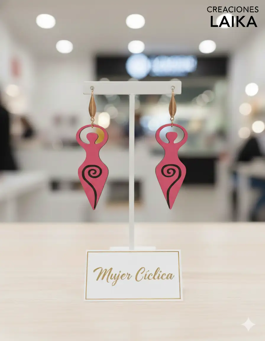 Pendientes mujer cíclica - Imagen 4