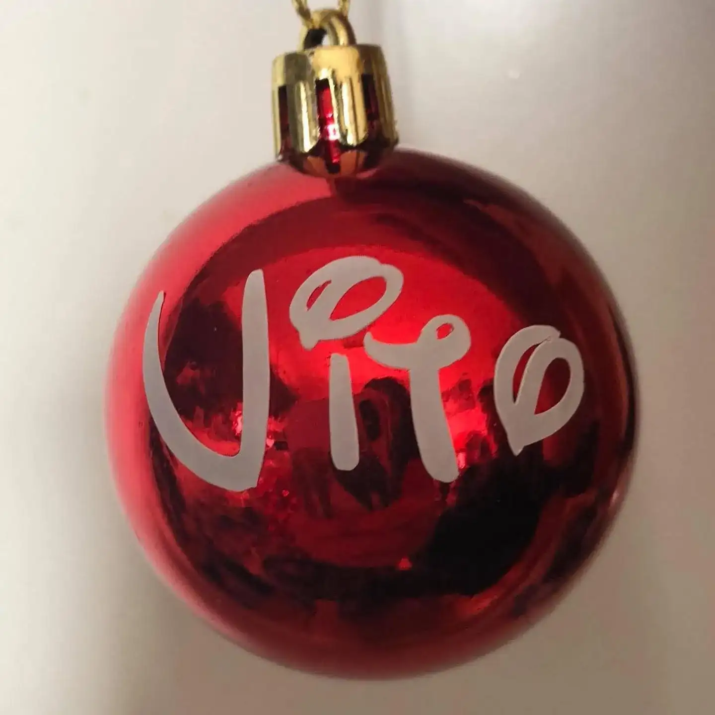Bolas de navidad personalizadas 