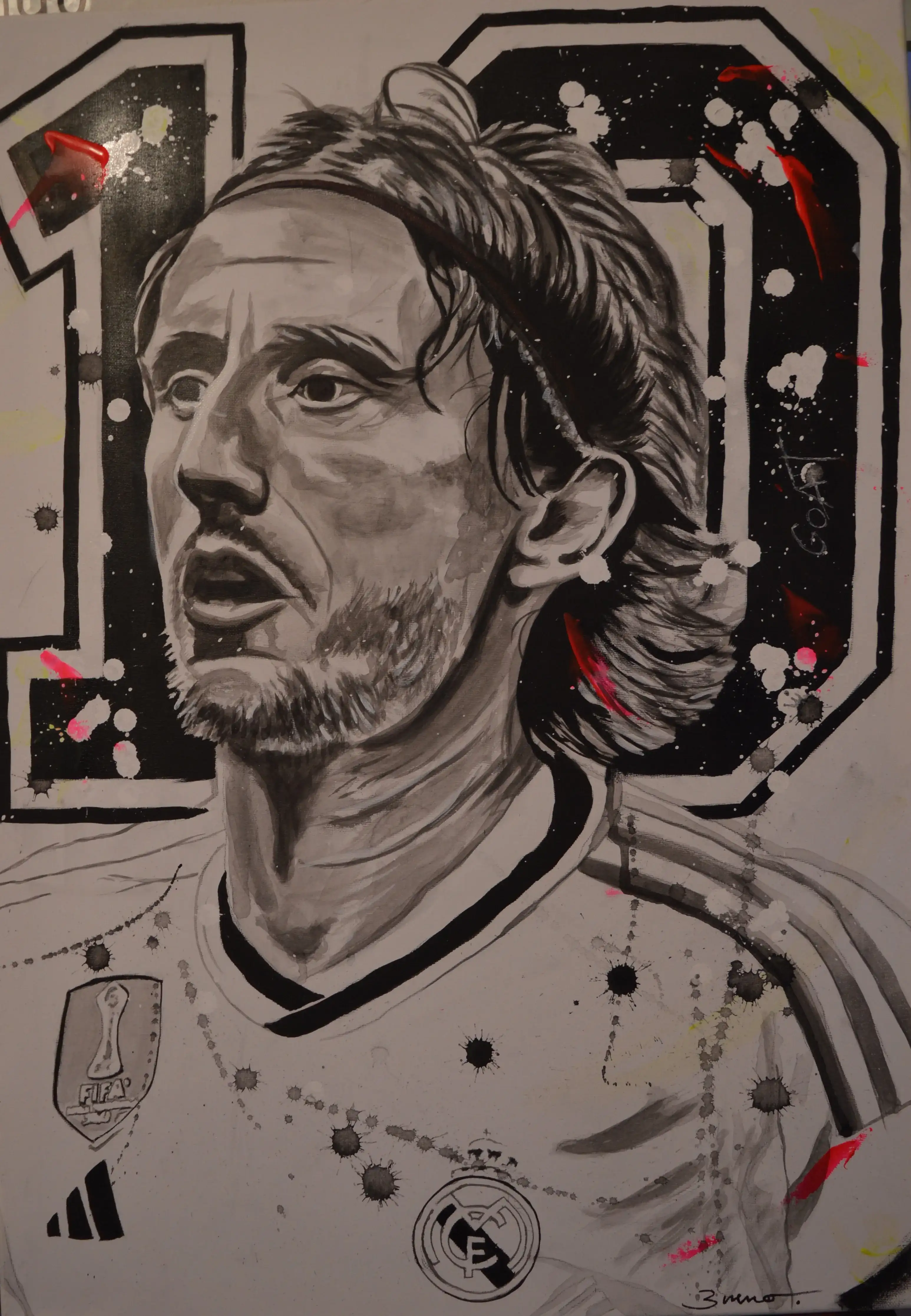 Retrato Homenaje al nº 10