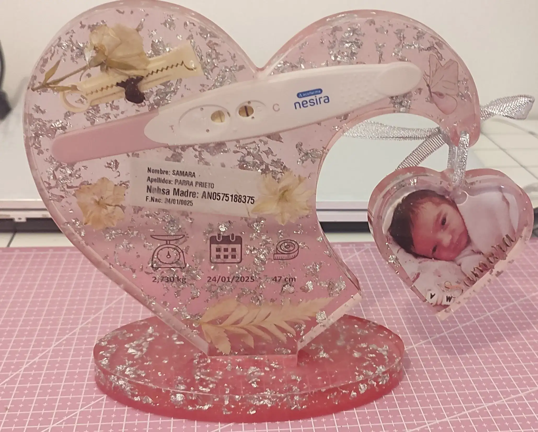 Corazones encapsulados en resina - Imagen 4