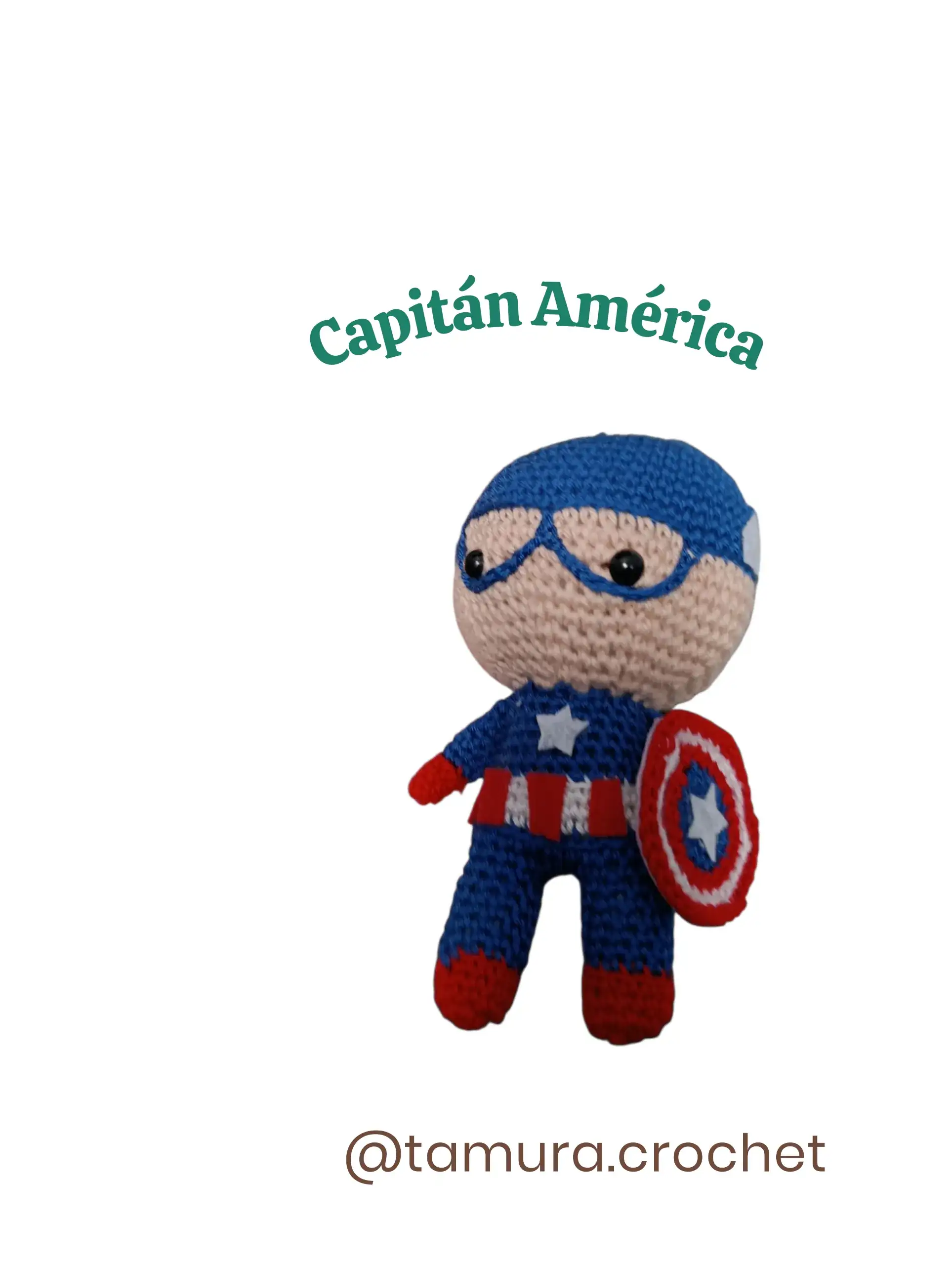 Amigurumi Capitán América 