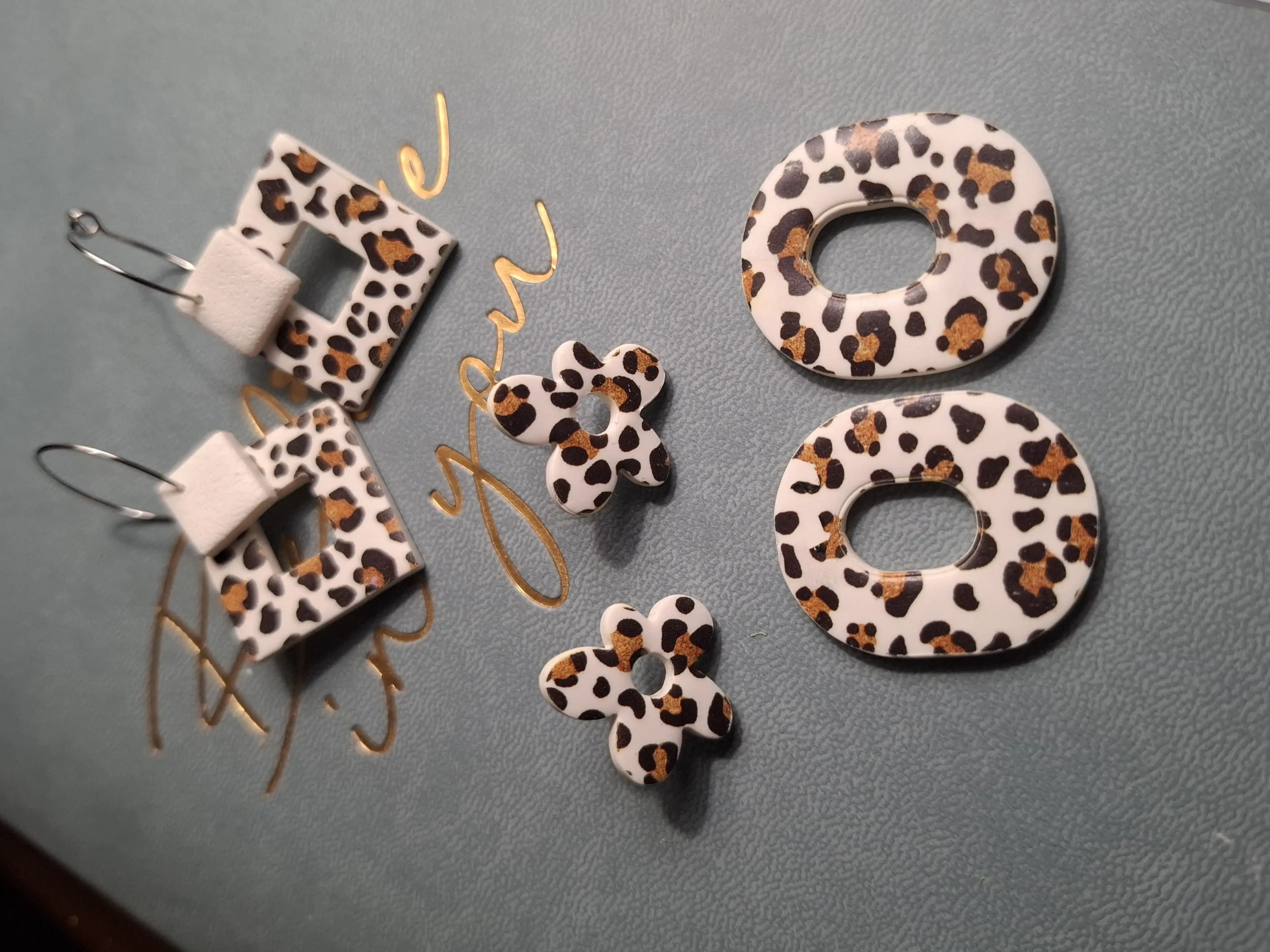 Pendientes Animal print - Imagen 3