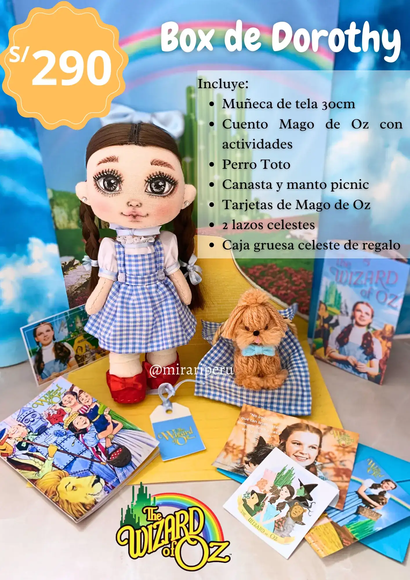 Muñeca Dorothy Mago de Oz - Imagen 4