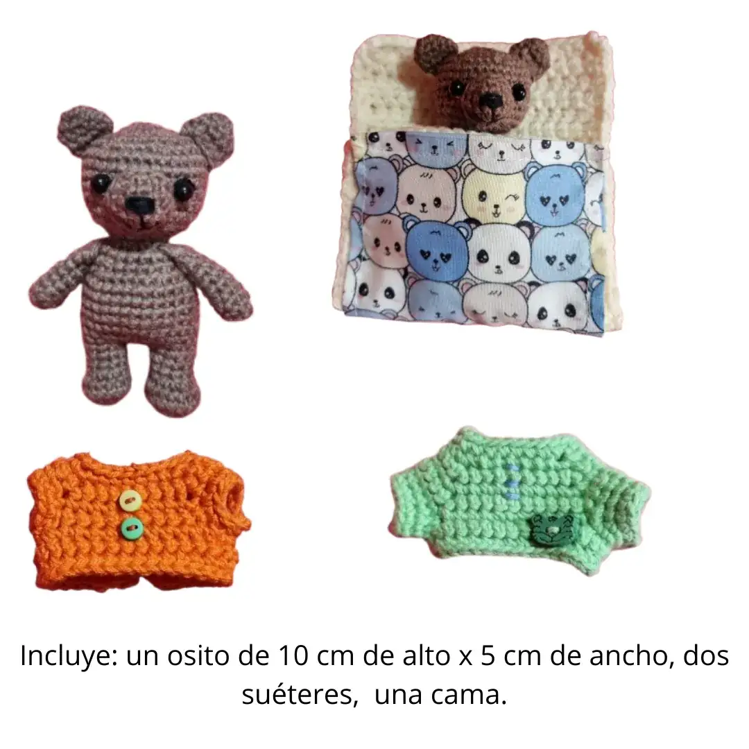 Osito tejido - Imagen 3