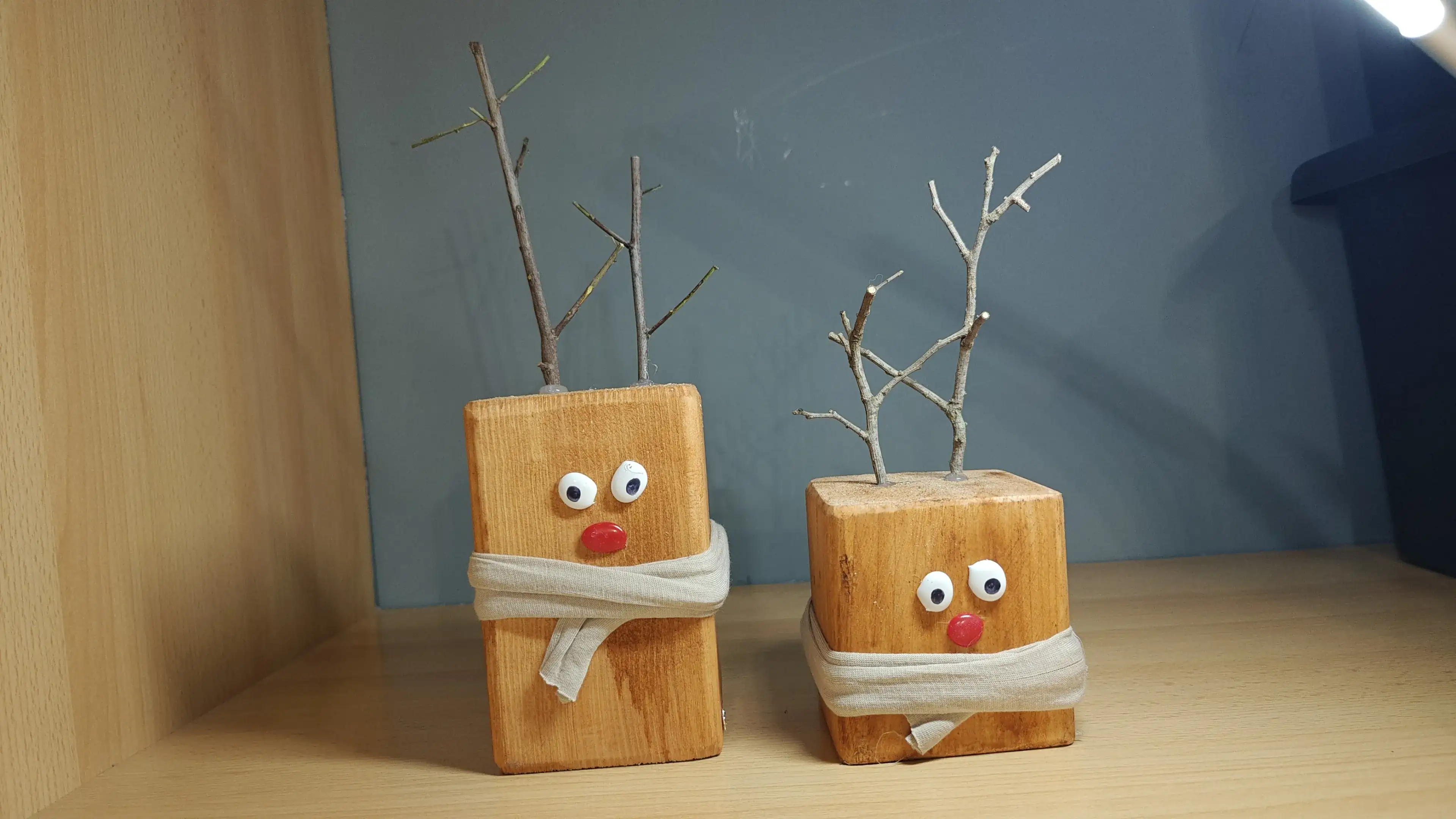 Pack renos de madera reciclada