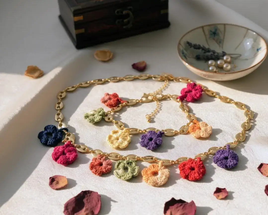 Collar y Pulsera Eterno Florecer - Imagen 2