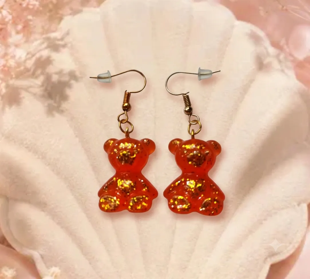 Pendientes Osito Gominola