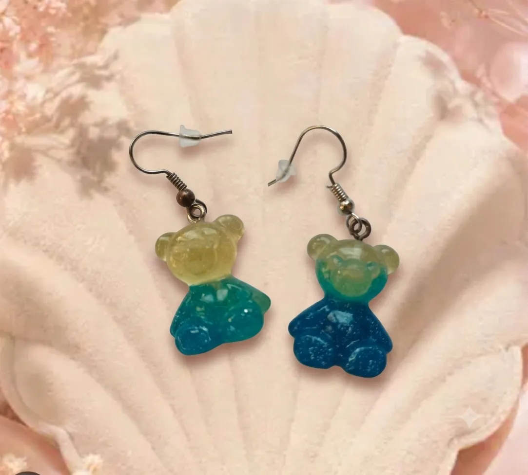Pendientes de ositos de gominola