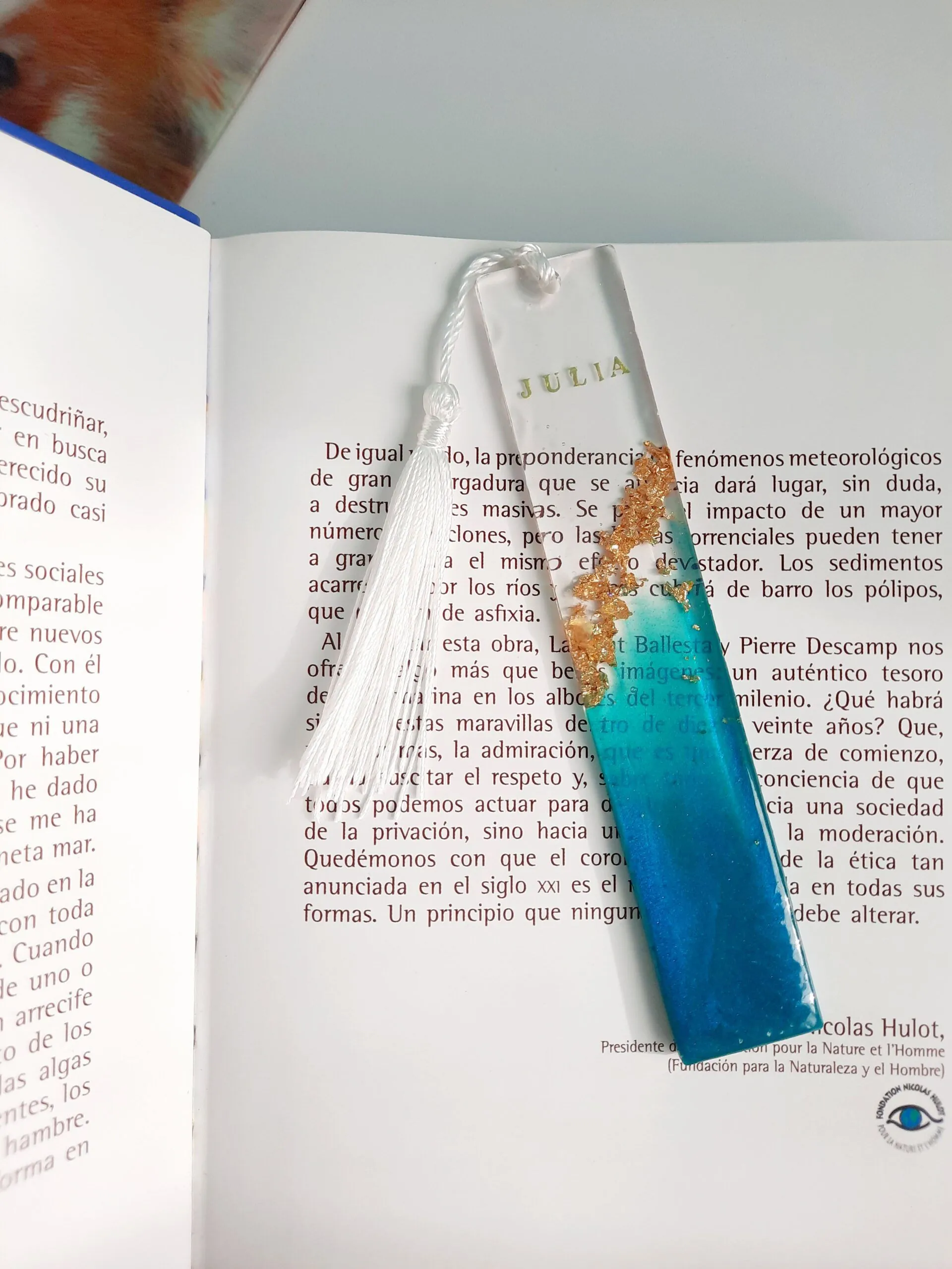 Marcapáginas personalizado