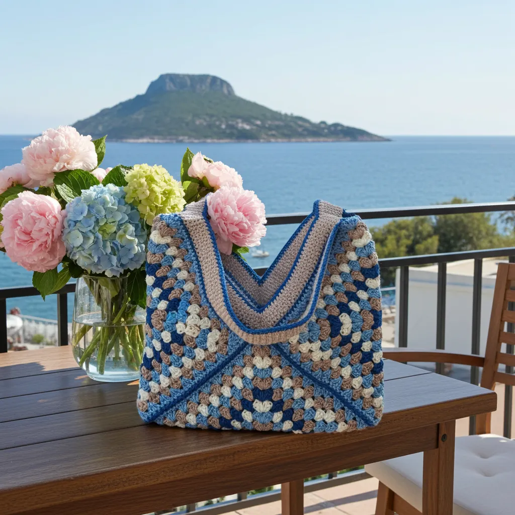Bolso de hombro mar