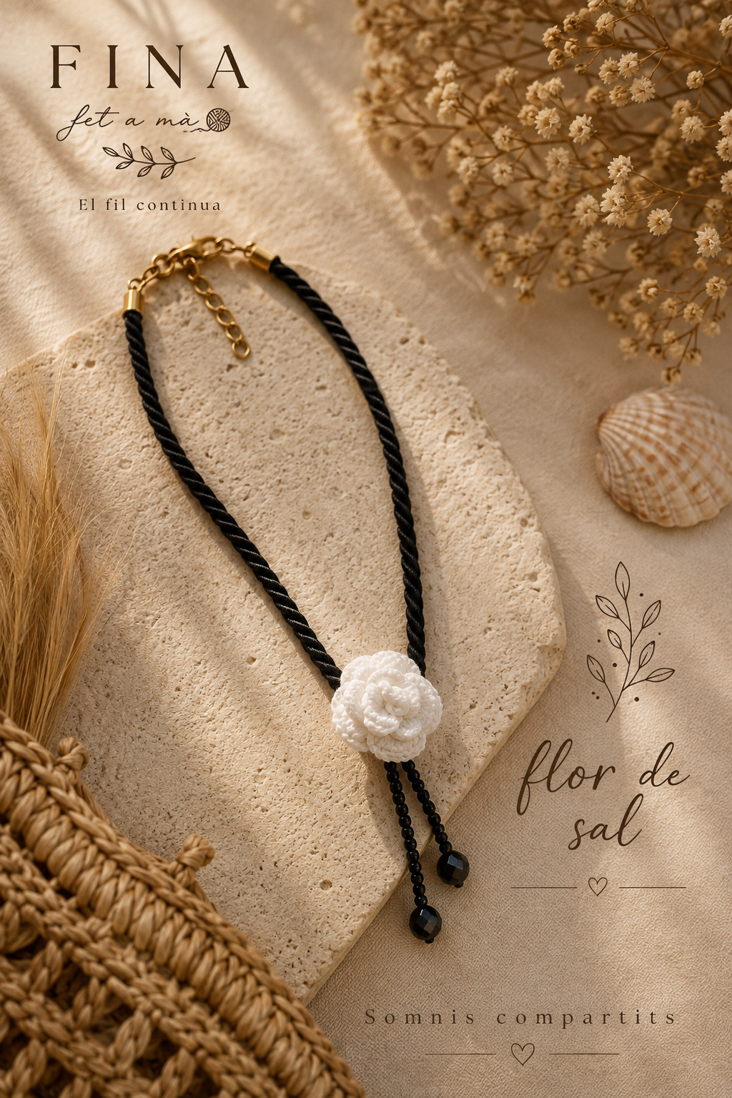 Collar flor de sal
