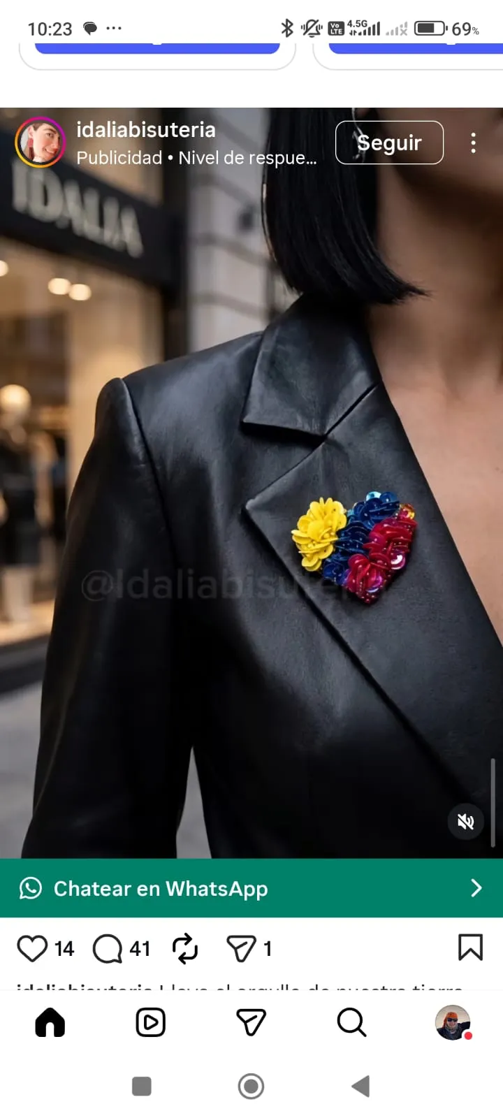 Broche tricolor - Imagen 2