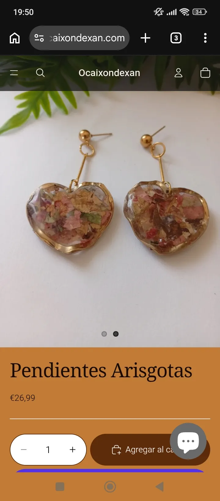 Pendientes Arisgotas - Imagen 2