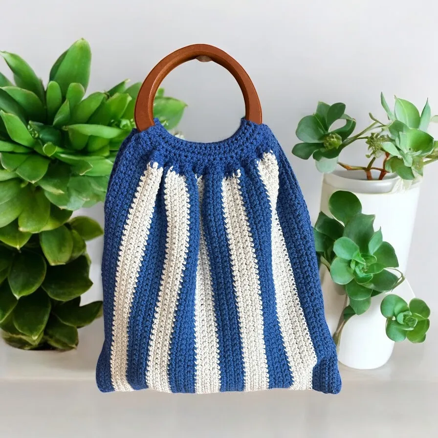 Bolso de mano marino - Imagen 3