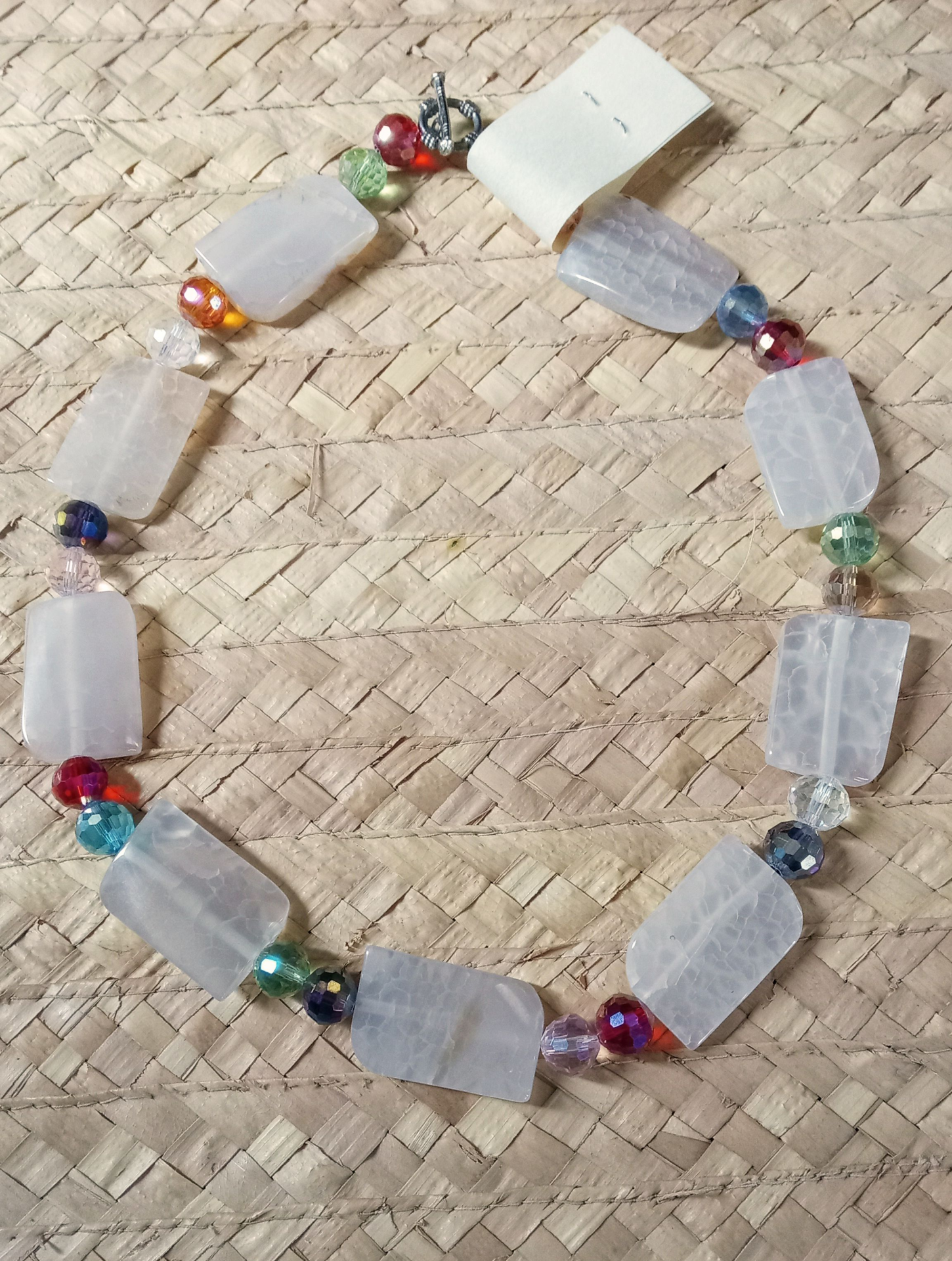 Collar cuarzo rosado