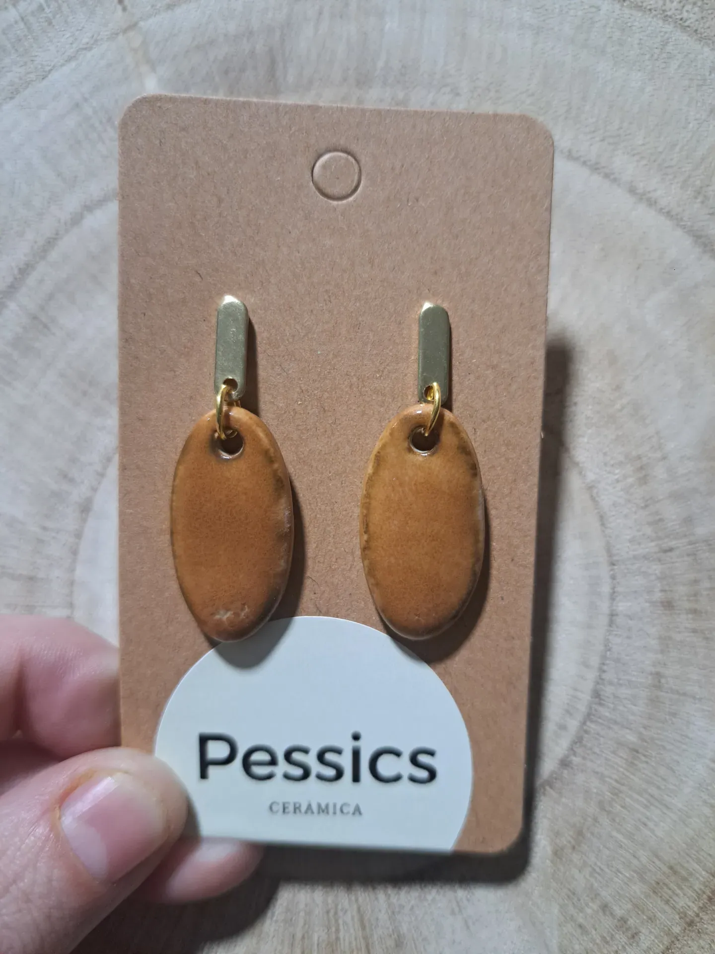 Pendientes óvalo 