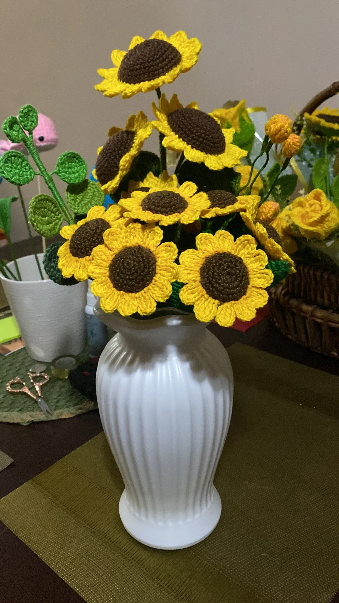 Flores a crochet