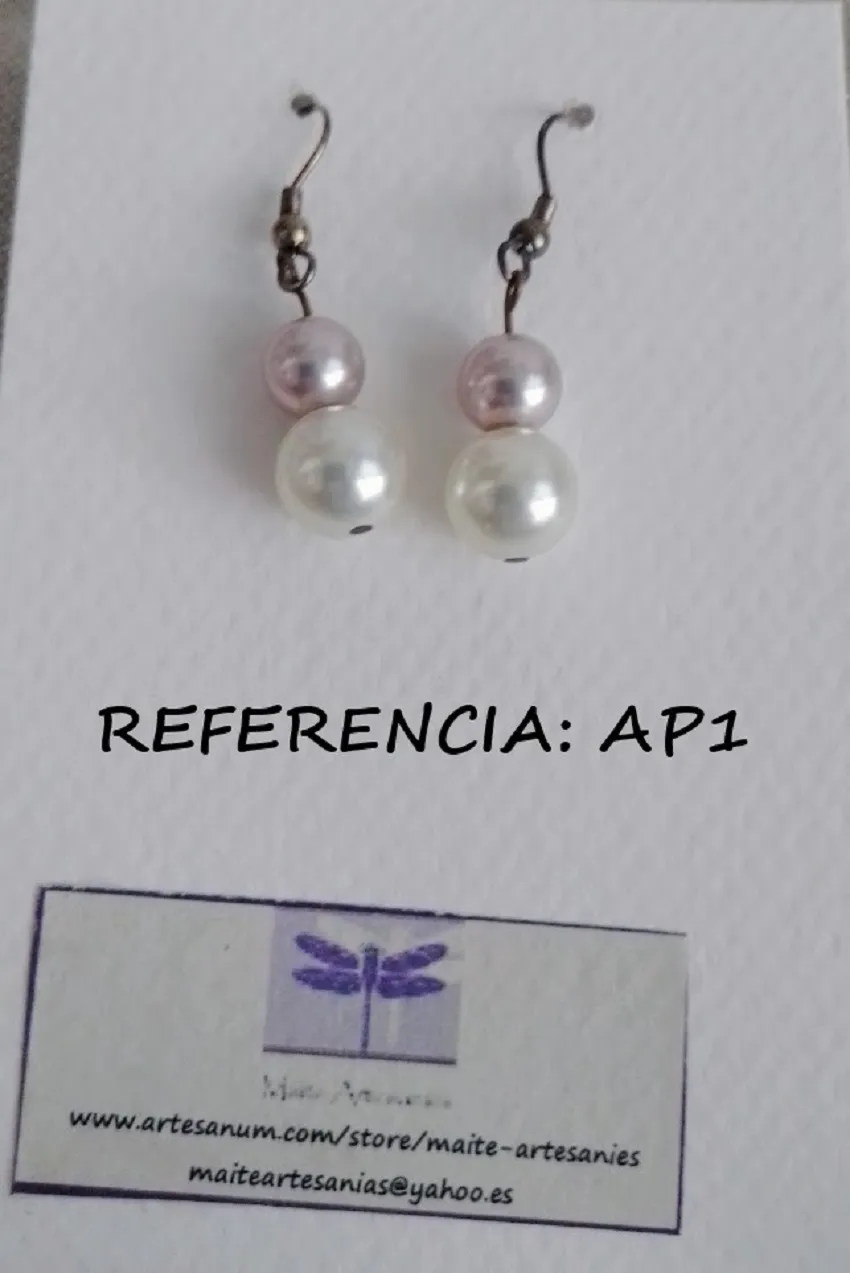 Arracades perles referencia AP1