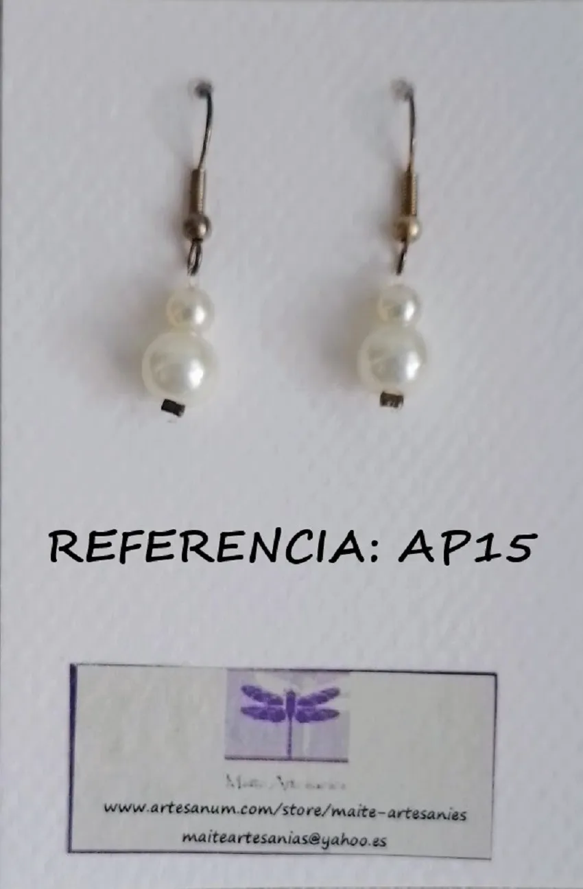 Arracades perles referencia AP15