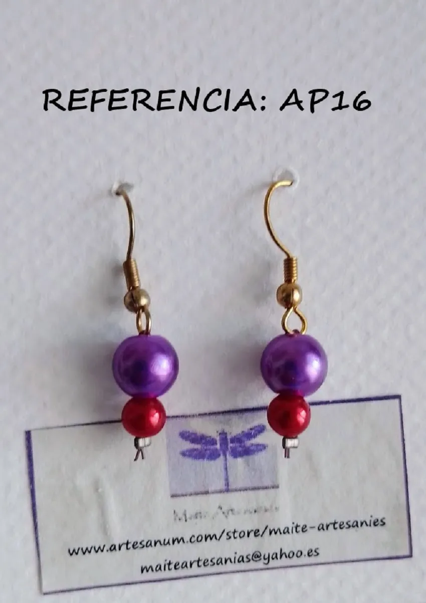 Arracades perles referencia AP16