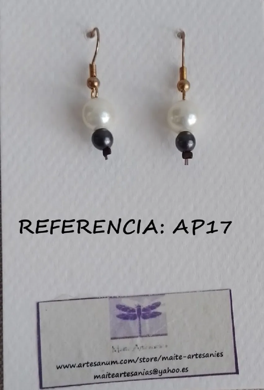 Arracades perles referencia AP17