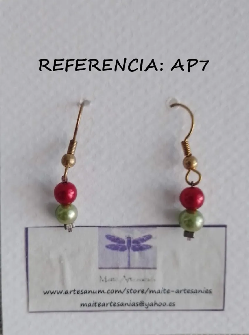 Arracades perles referencia AP7