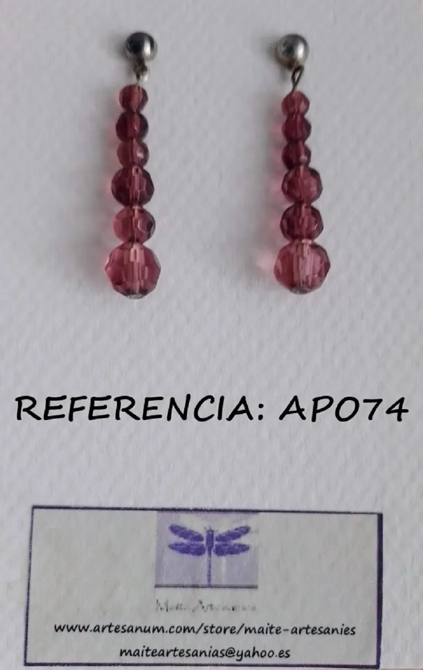 Arracades vidre referencia APO74