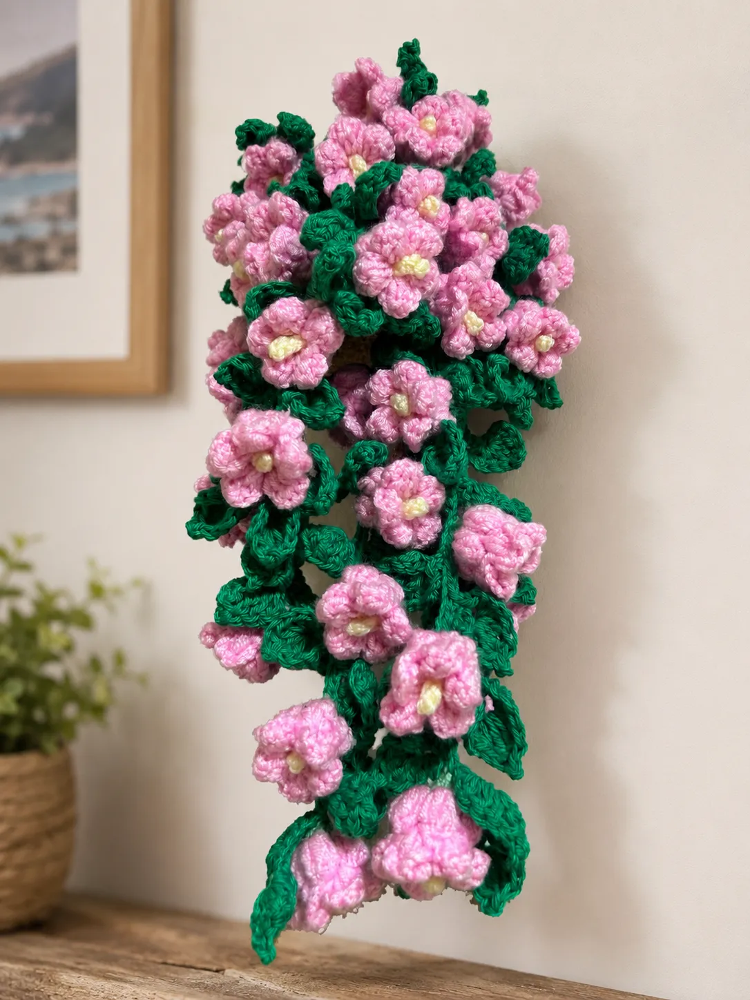 Maceta de flores crochet  - Imagen 3