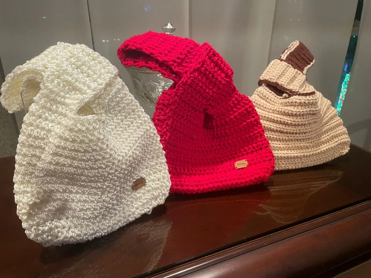 Carteras tejidas Nudo Japonés