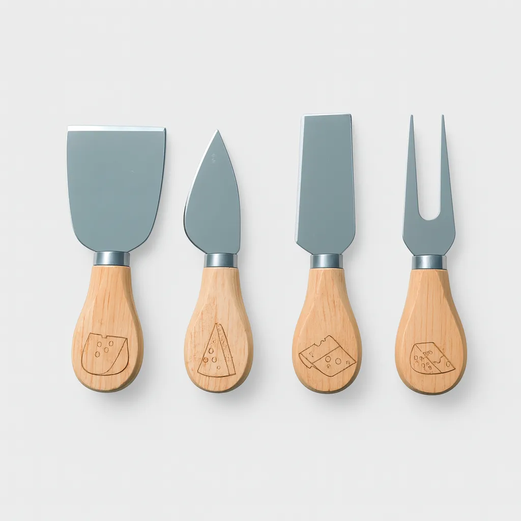 Set de cuchillos para queso personalizados