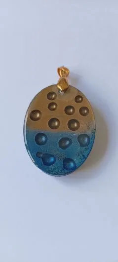 Colgante bicolor "Gotas De Rocio"