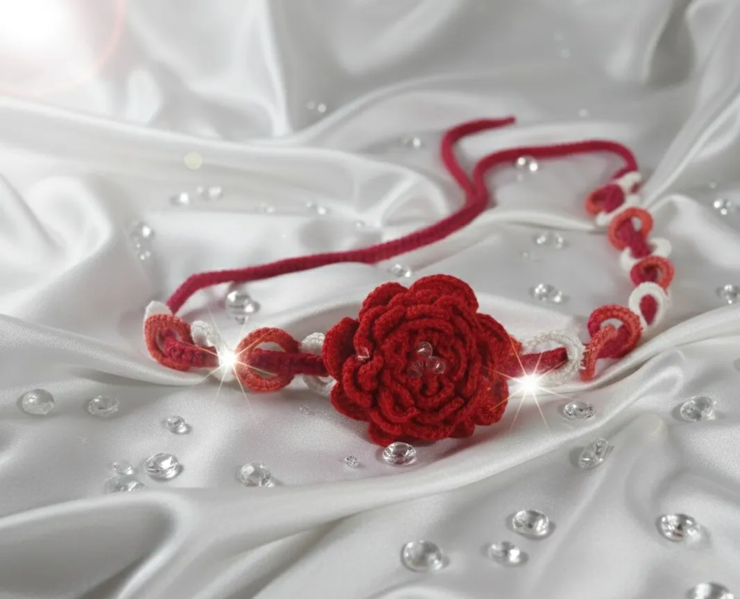 Collar LA ROSA DE MEDIA NOCHE - Imagen 2