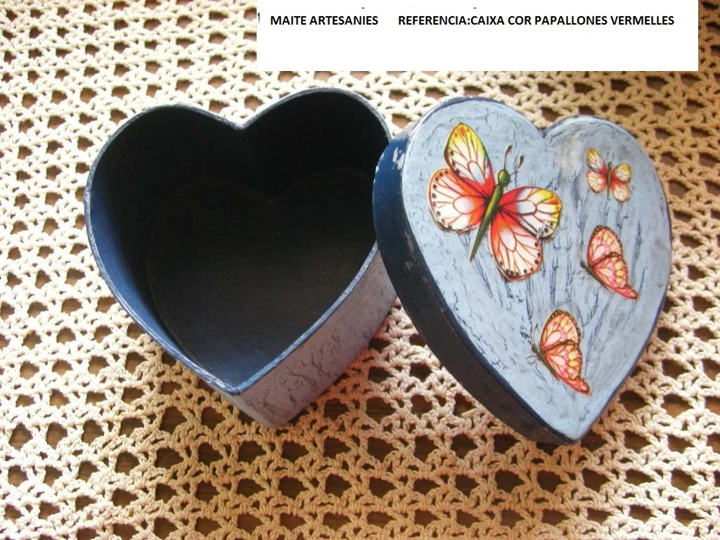 CAPSA PAPALLONES VERMELLES - Imagen 2