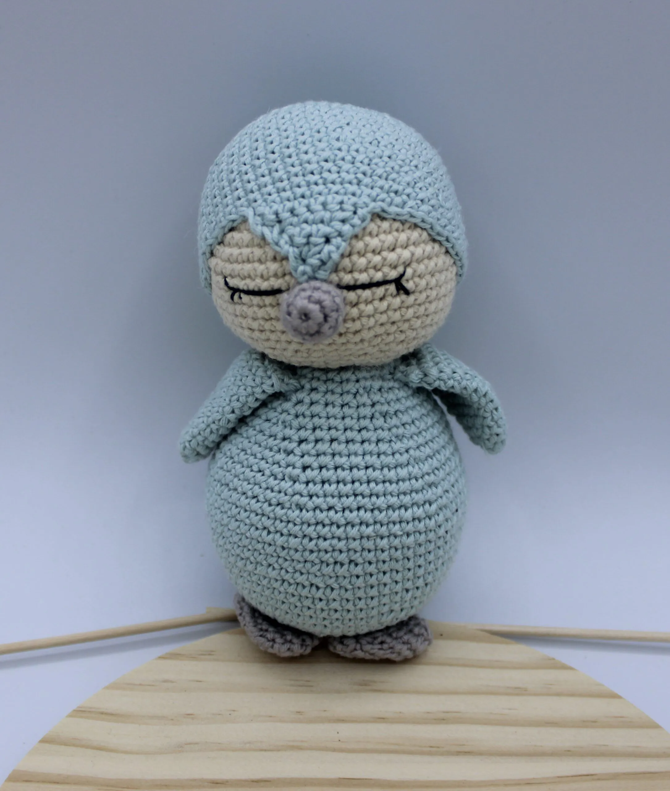 Conjunto pingu (aguamarina) amigurumi - Imagen 2
