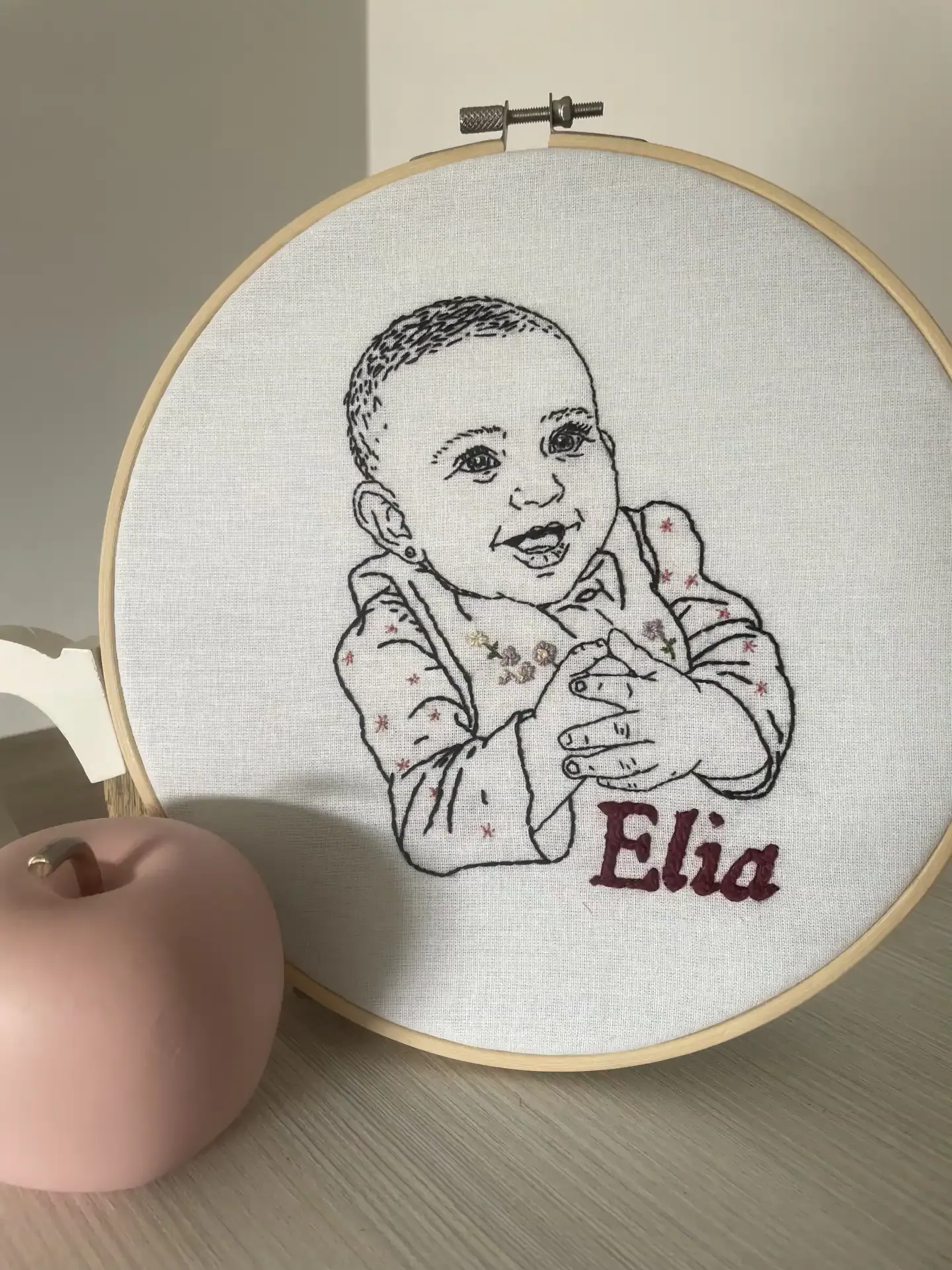 Bordado bebé personalizado 