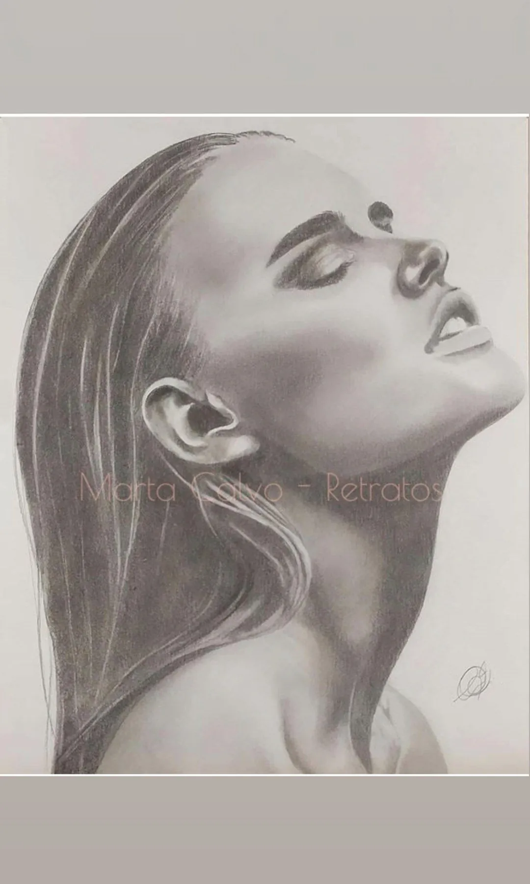 Dibujo a grafito "Deseo"