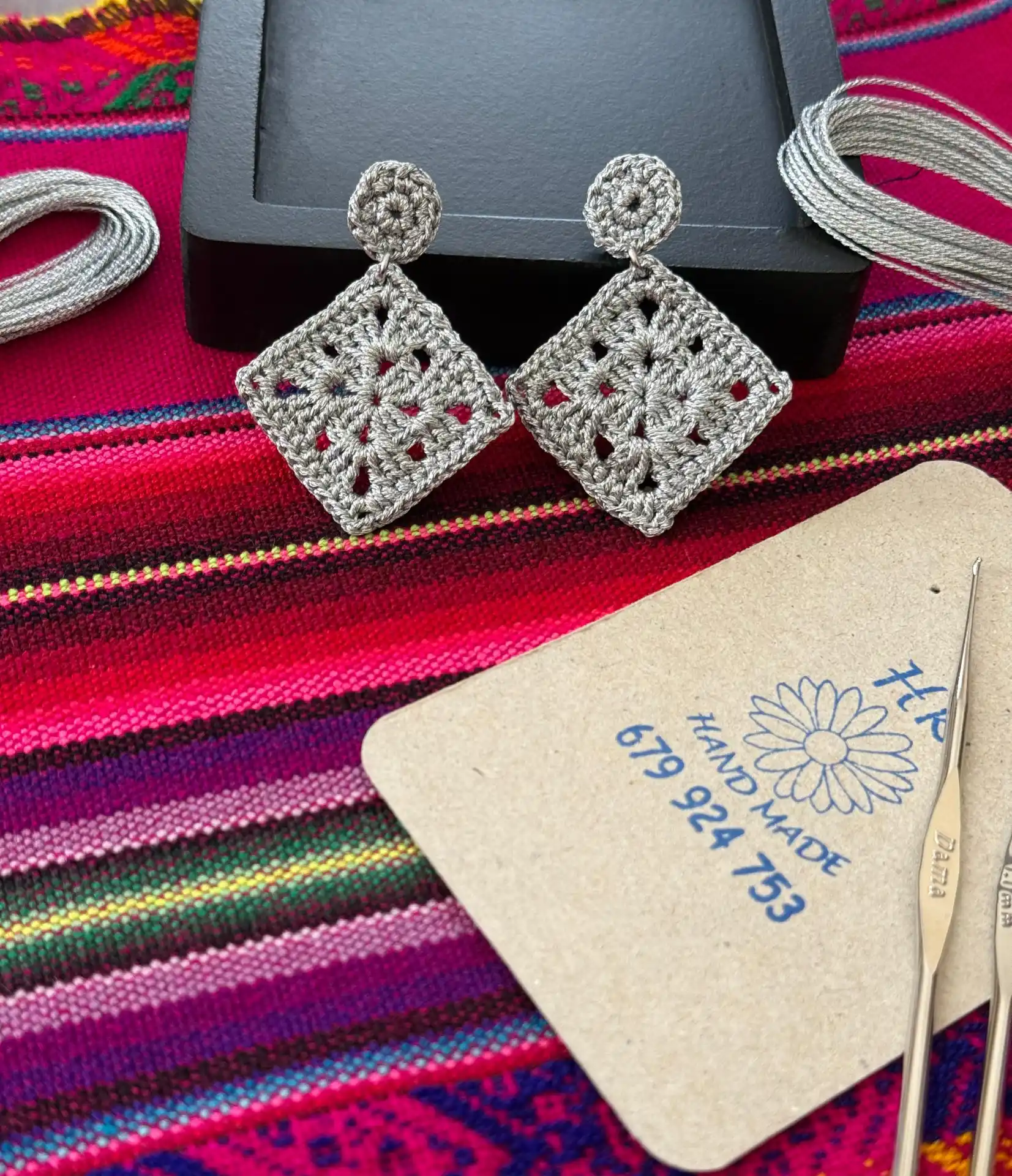 Pendientes Granny Plata
