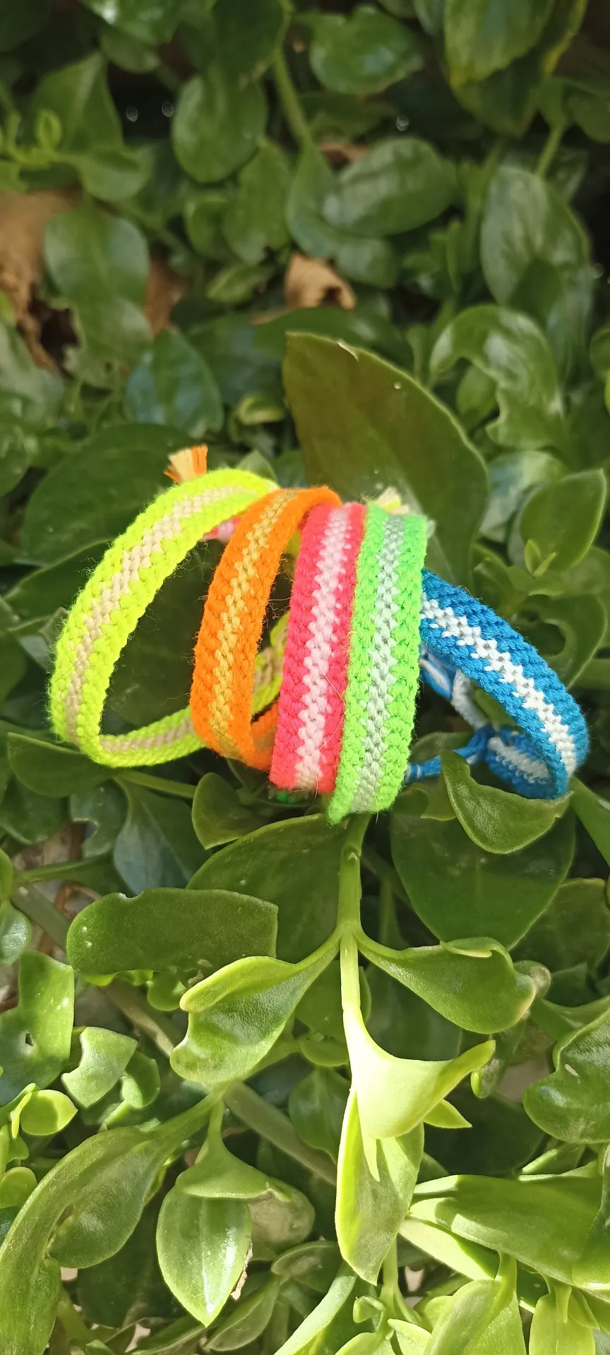 Pulseras de macramé 