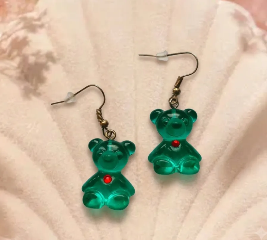Pendientes de ositos de goma